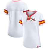 Women's Sunday Best Lace-Up T-Shirt - Kansas City Chiefs T-shirts