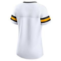 Women's Sunday Best Lace-Up T-Shirt - Pittsburgh Steelers T-shirts