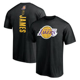 LeBron James Los Angeles Lakers #6 Playmaker Name & Number T-Shirt