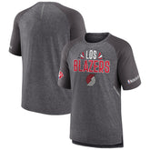 Fanatics Portland Trail Blazers 2022 Noches Ene-Be-A Core Shooting Raglan T-Shirt
