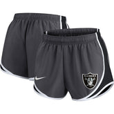 Women's Plus Size Logo Performance Tempo Shorts - Las Vegas Raiders Shorts