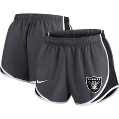 Women's Plus Size Logo Performance Tempo Shorts - Las Vegas Raiders Shorts