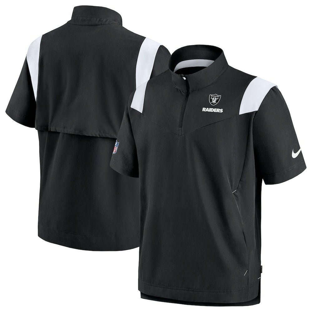 Sideline Coaches Chevron Lockup Pullover Top - Las Vegas Raiders Pullover