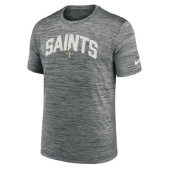 Sideline Velocity Athletic Stack Performance T-Shirt - New Orleans Saints T-shirts