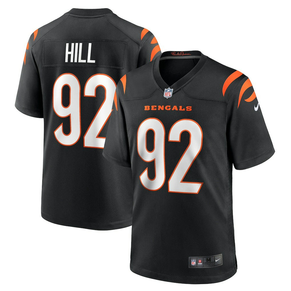 B.J. Hill Game Jersey - Cincinnati Bengals Jerseys