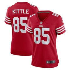 George Kittle Women's Team Game Player Jersey - San Francisco 49ers Jerseys