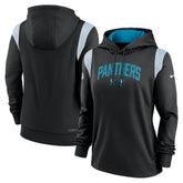 Women's Sideline Stack Performance Pullover Hoodie - Carolina Panthers Hoodies