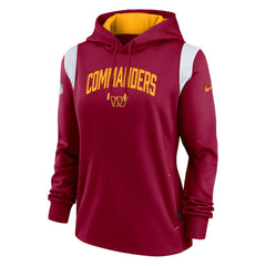 Women's Sideline Stack Performance Pullover Hoodie - Washington Commanders Hoodies