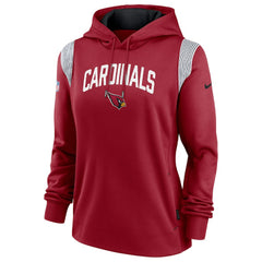 Women's Sideline Stack Performance Pullover Hoodie - Arizona Cardinals Hoodies