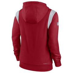 Women's Sideline Stack Performance Pullover Hoodie - Arizona Cardinals Hoodies