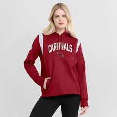 Women's Sideline Stack Performance Pullover Hoodie - Arizona Cardinals Hoodies