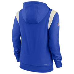 Women's Sideline Stack Performance Pullover Hoodie - Los Angeles Rams Hoodies