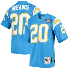 Natrone Means 1994 Authentic Throwback Retired Player Jersey - Los Angeles Chargers Jerseys