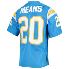 Natrone Means 1994 Authentic Throwback Retired Player Jersey - Los Angeles Chargers Jerseys