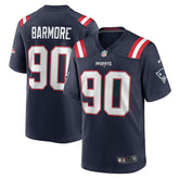 Christian Barmore Player Game Jersey - New England Patriots Jerseys