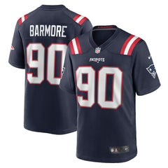 Christian Barmore Player Game Jersey - New England Patriots Jerseys