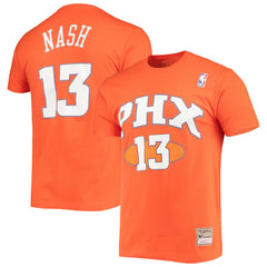 Mitchell & Ness Steve Nash Phoenix Suns Hardwood Classics Stitch Name & Number T-Shirt