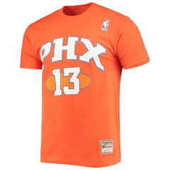 Mitchell & Ness Steve Nash Phoenix Suns Hardwood Classics Stitch Name & Number T-Shirt