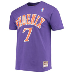 Mitchell & Ness Kevin Johnson Phoenix Suns Hardwood Classics Stitch Name & Number T-Shirt
