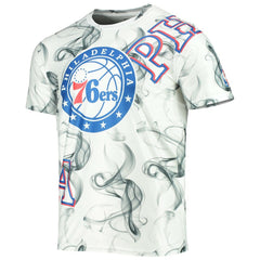 Philadelphia 76ers FISLL Asymmetric Bold Smoke T-Shirt