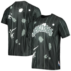 Brooklyn Nets FISLL Striped Splatter T-Shirt