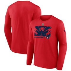NHL Washington Capitals Fanatics Authentic Pro Core Collection Secondary Long Sleeve T-Shirt