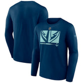 NHL Seattle Kraken Fanatics Authentic Pro Core Collection Secondary Long Sleeve T-Shirt