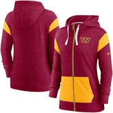 Women's Monaco Lightweight Full-Zip Hoodie - Washington Commanders Hoodies