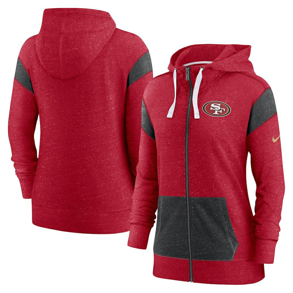 Women's Monaco Lightweight Full-Zip Hoodie - San Francisco 49ers Hoodies