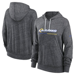 Women's Team Spirit Gym Vintage Lightweight Hoodie Top - Los Angeles Rams Hoodies