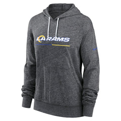 Women's Team Spirit Gym Vintage Lightweight Hoodie Top - Los Angeles Rams Hoodies