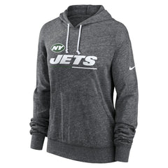 Women's Team Spirit Gym Vintage Lightweight Hoodie Top - New York Jets Hoodies