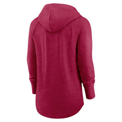 Women's Minimal Statement Lightweight Raglan Funnel Neck Pullover Hoodie - Washington Commanders Hoodies