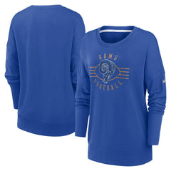 Women's Rewind Playback Icon Performance Pullover Sweatshirt - Los Angeles Rams Pullover