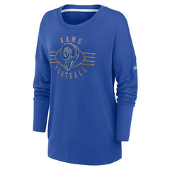 Women's Rewind Playback Icon Performance Pullover Sweatshirt - Los Angeles Rams Pullover