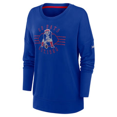 Women's Rewind Playback Icon Performance Pullover Sweatshirt - New England Patriots Pullover