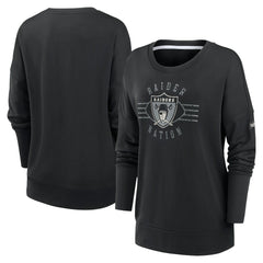 Women's Rewind Playback Icon Performance Pullover Sweatshirt - Las Vegas Raiders Pullover