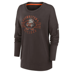 Women's Rewind Playback Icon Performance Pullover Sweatshirt - Cleveland Browns Pullover