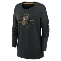 Women's Rewind Playback Icon Performance Pullover Sweatshirt - New Orleans Saints Pullover