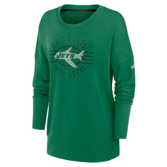 Women's Rewind Playback Icon Performance Pullover Sweatshirt - New York Jets Pullover