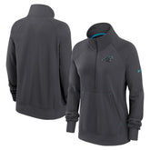 Women's Premium Raglan Performance Half-Zip Sweatshirt - Carolina Panthers Sweatshirts