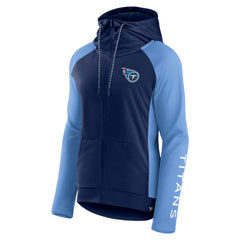 Women's End Around Lightweight Raglan Full-Zip Hoodie Jacket - Tennessee Titans Hoodies