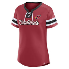 Women's Original State Lace-Up T-Shirt - Arizona Cardinals T-shirts