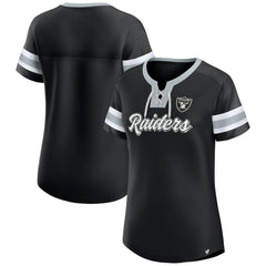 Women's Original State Lace-Up T-Shirt - Las Vegas Raiders T-shirts