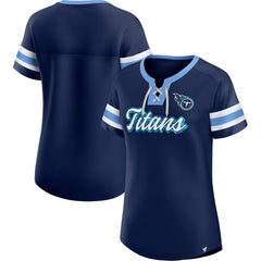 Women's Original State Lace-Up T-Shirt - Tennessee Titans T-shirts