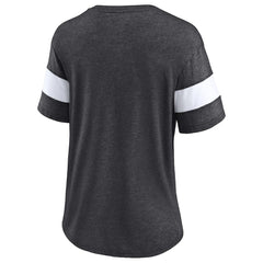 Women's Distressed Team Tri-Blend V-Neck T-Shirt - New Orleans Saints T-shirts
