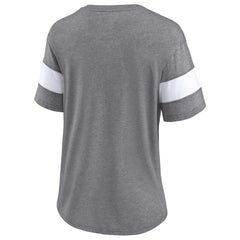 Women's Give It All Half-Sleeve Tri-Blend V-Neck T-Shirt - Cleveland Browns T-shirts