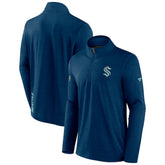 NHL Seattle Kraken Fanatics Authentic Pro Rink Quartet-Zip Jacket
