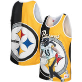 Troy Polamalu Retired Player Graphic Tank Top - Pittsburgh Steelers Tops
