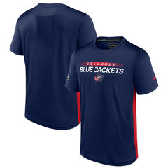 NHL Columbus Blue Jackets Fanatics Authentic Pro Rink Tech T-Shirt